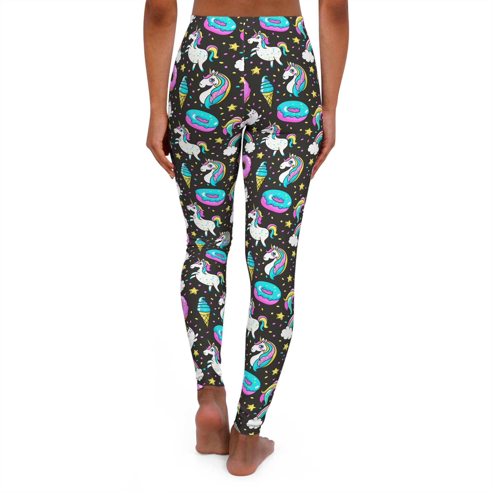 Caticorn Unicorn Donut Leggings